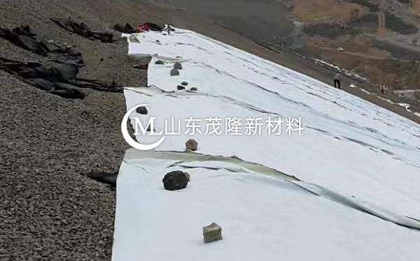 《銀西項目》排水板、復合土工膜施工